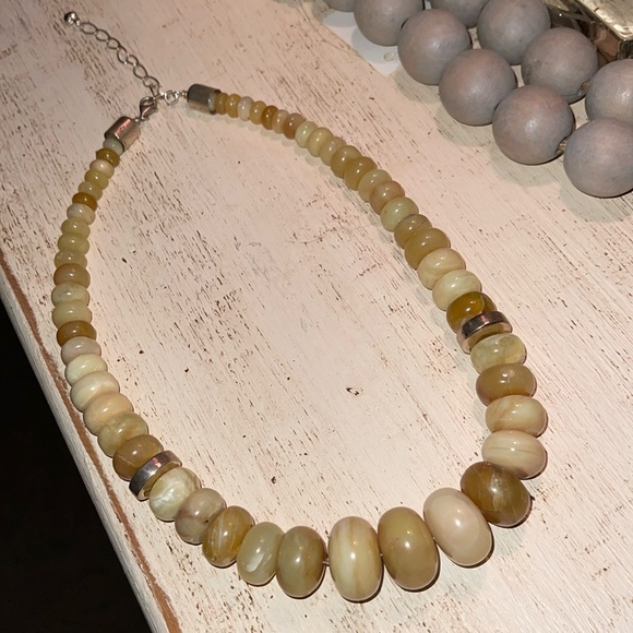 Jay King Mine Finds Sterling Silver Yellow Opal Necklace - Picture 5 of 6